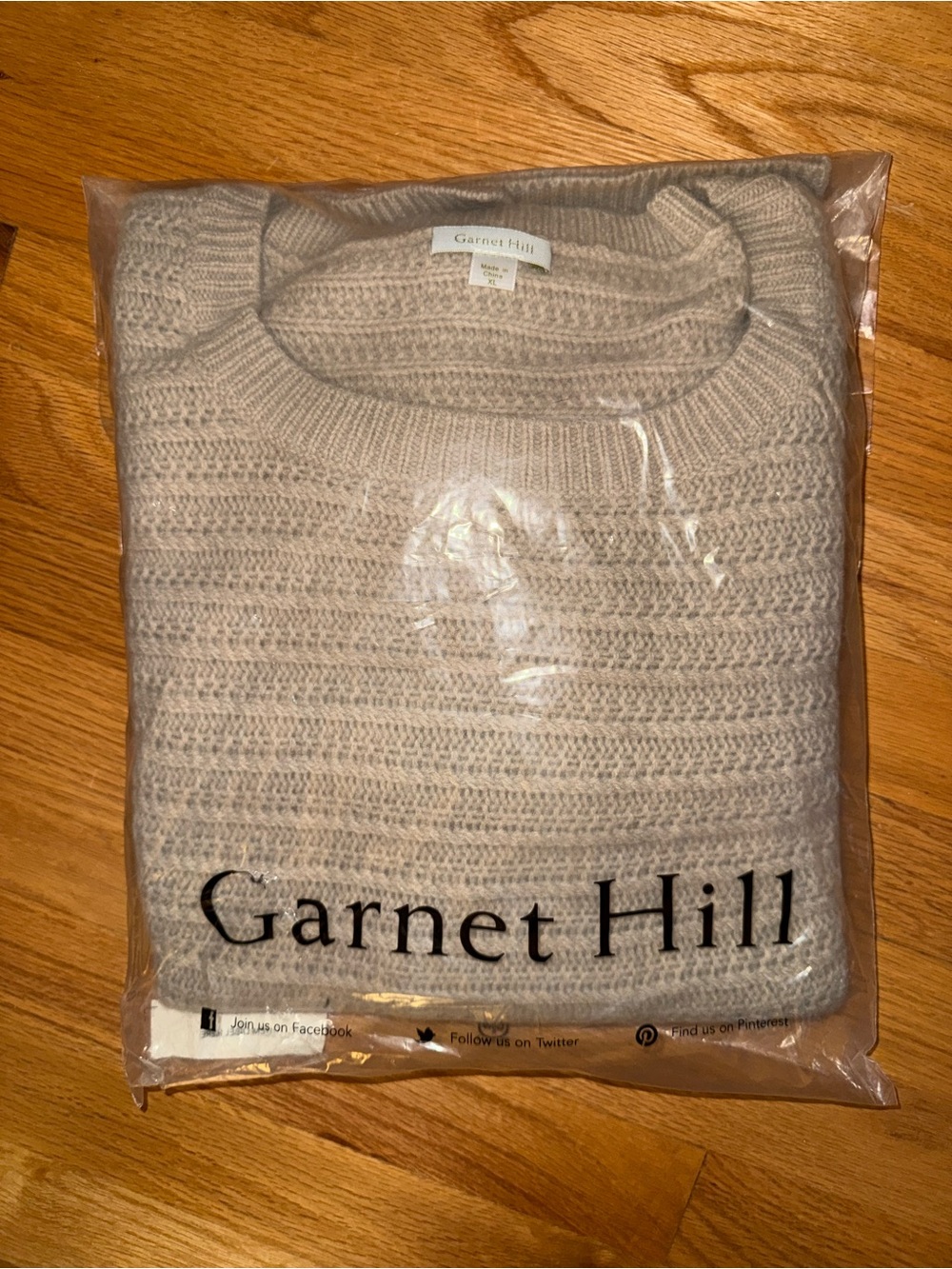 Garnet Hill Textured Crewneck Sweater